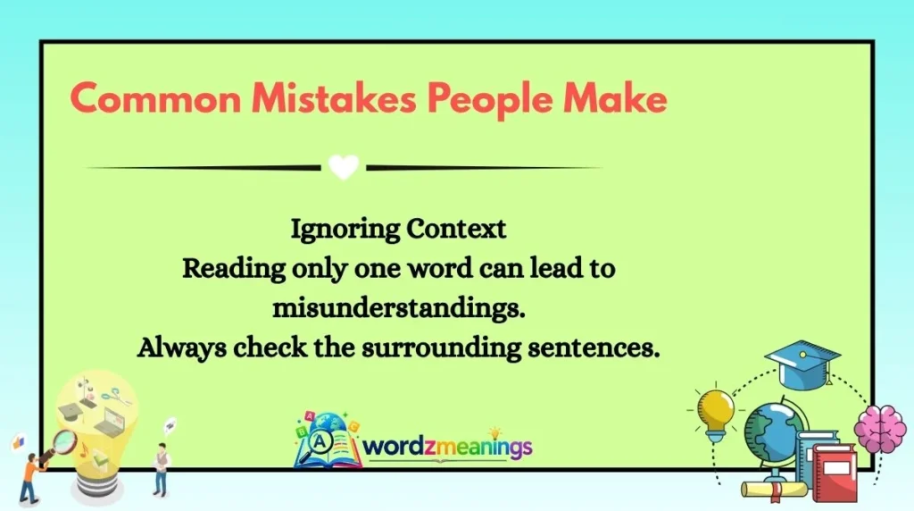 Common Mistakes People Make