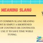 Cont Meaning Slang