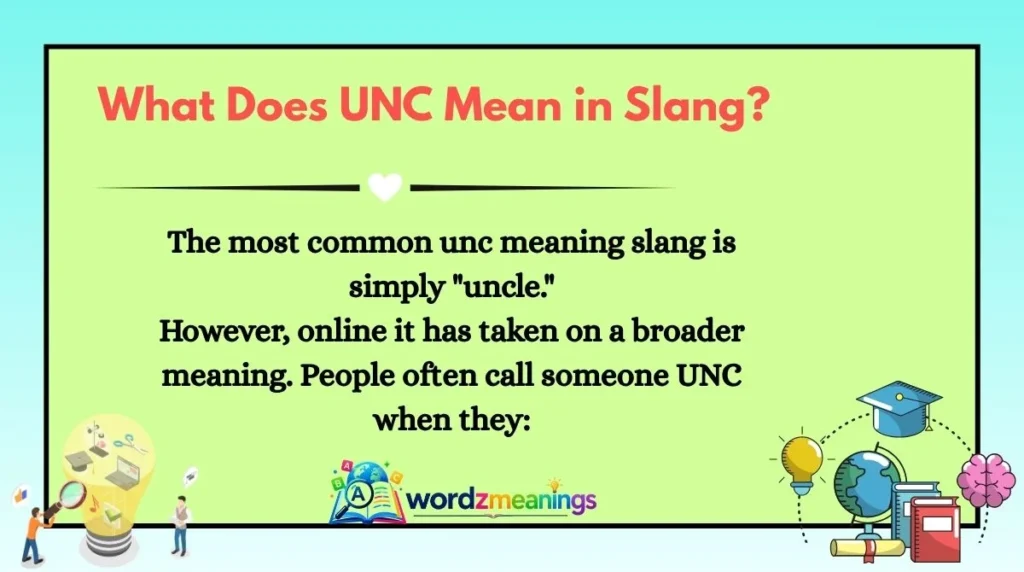 What Does UNC Mean in Slang?