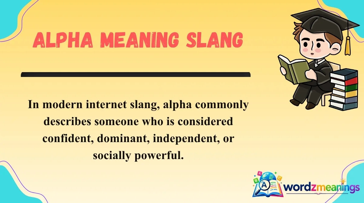 Alpha Meaning Slang