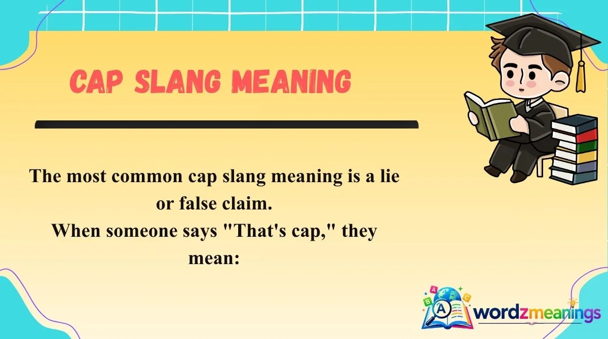 Cap Slang Meaning