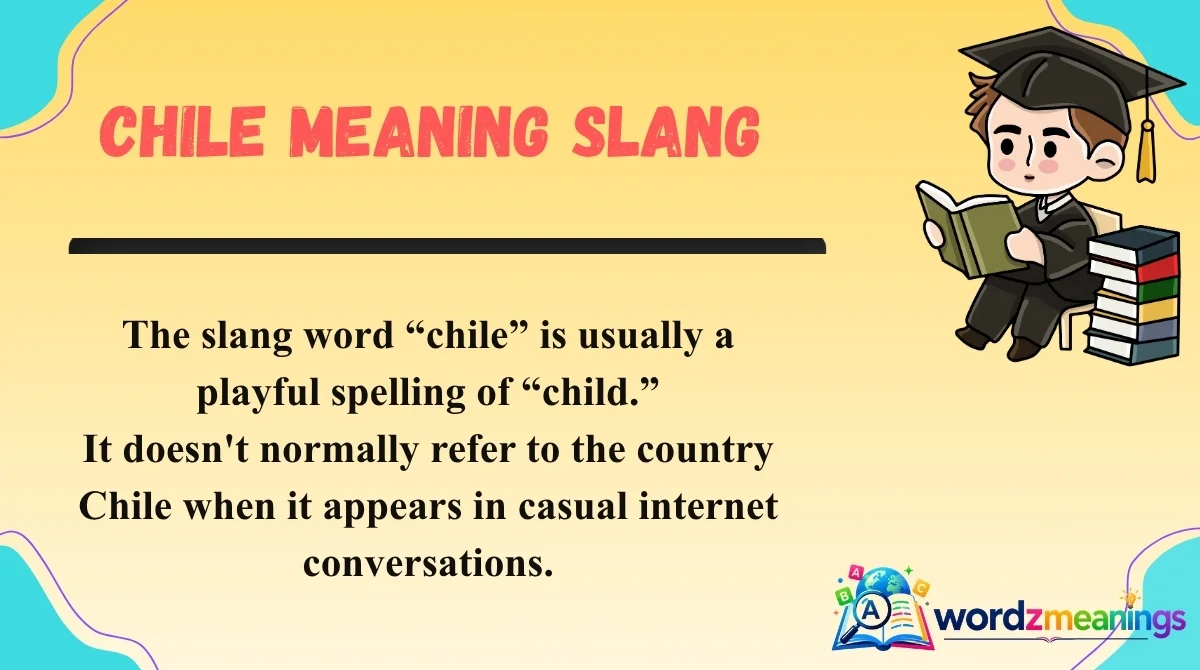 Chile Meaning Slang