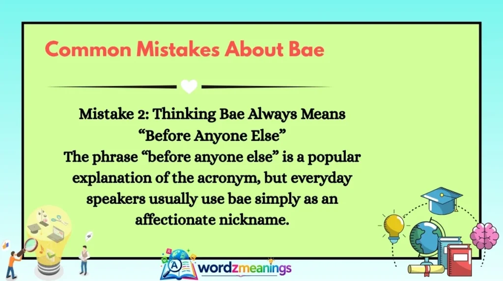 Common Mistakes About Bae