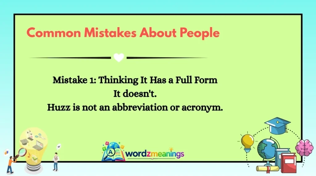 Common Mistakes About People