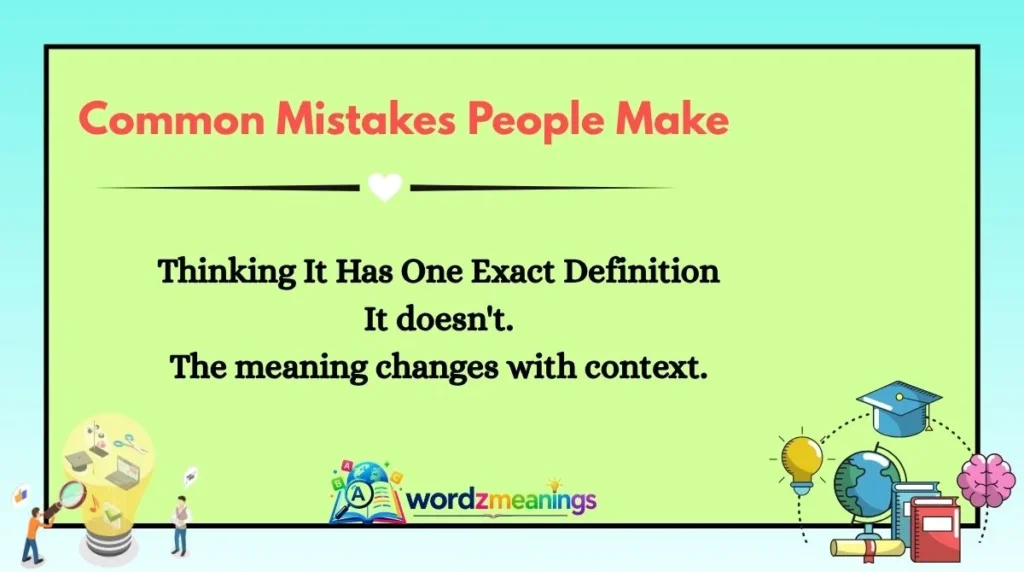 Common Mistakes People Make