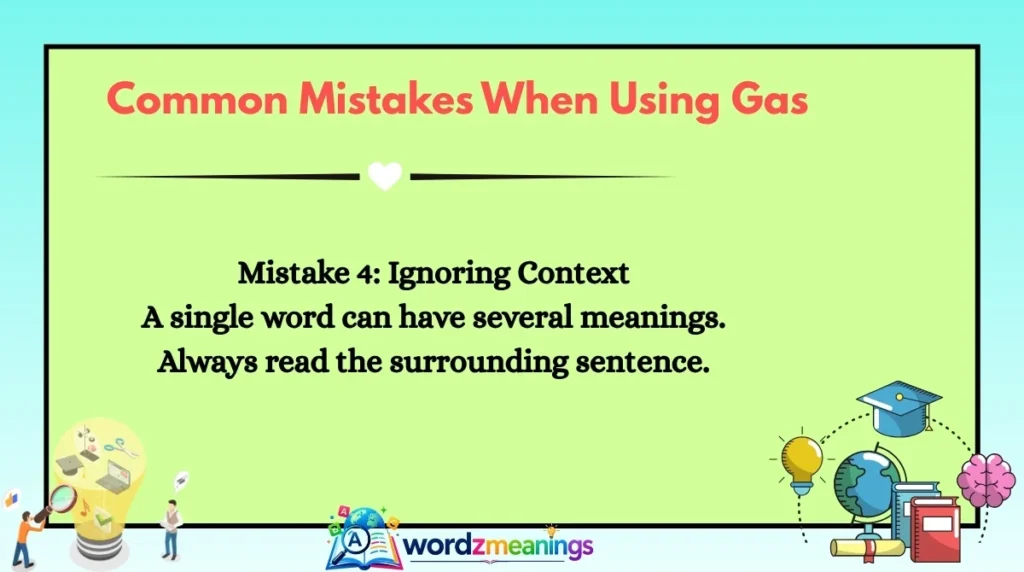 Common Mistakes When Using Gas