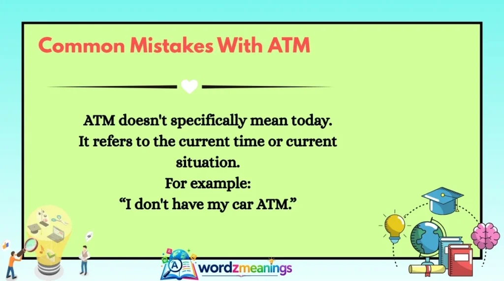 Common Mistakes With ATM