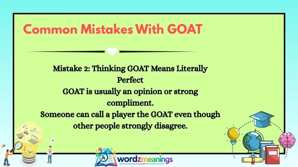 Common Mistakes With GOAT