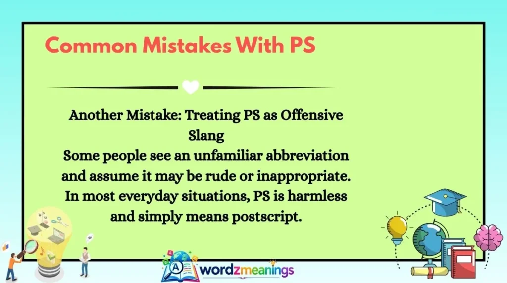 Common Mistakes With PS