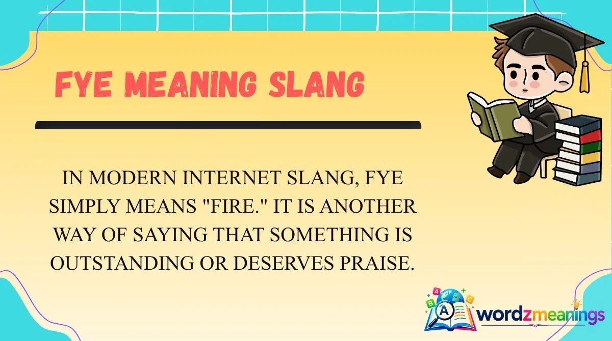 FYE Meaning Slang