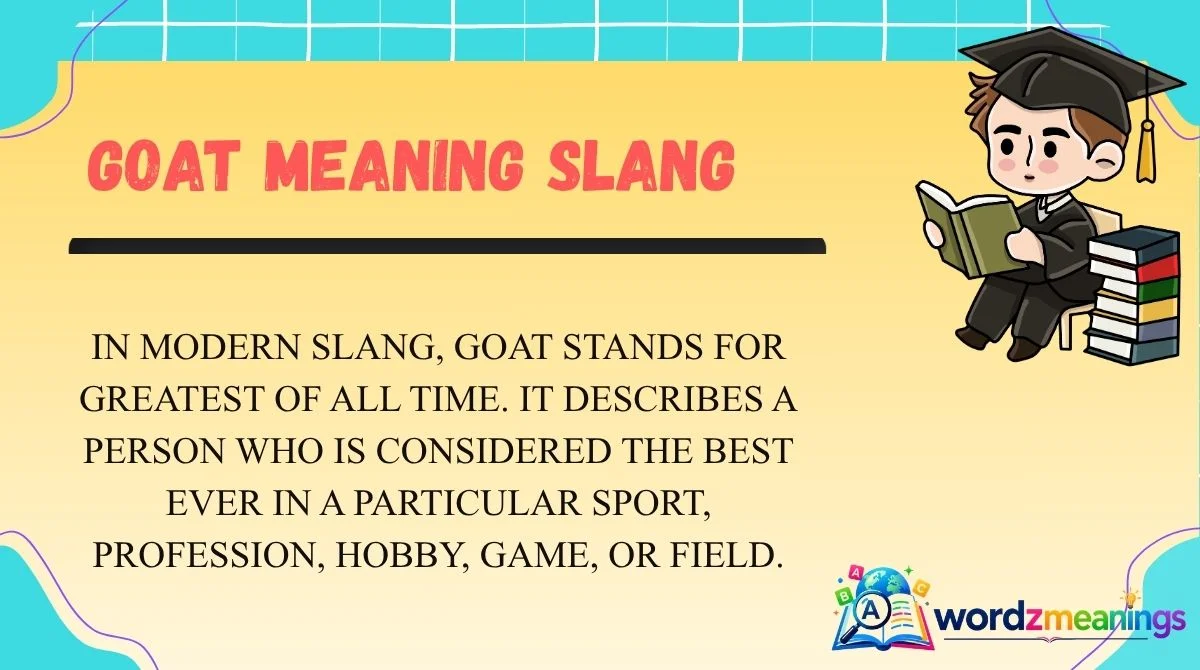 Goat Meaning Slang