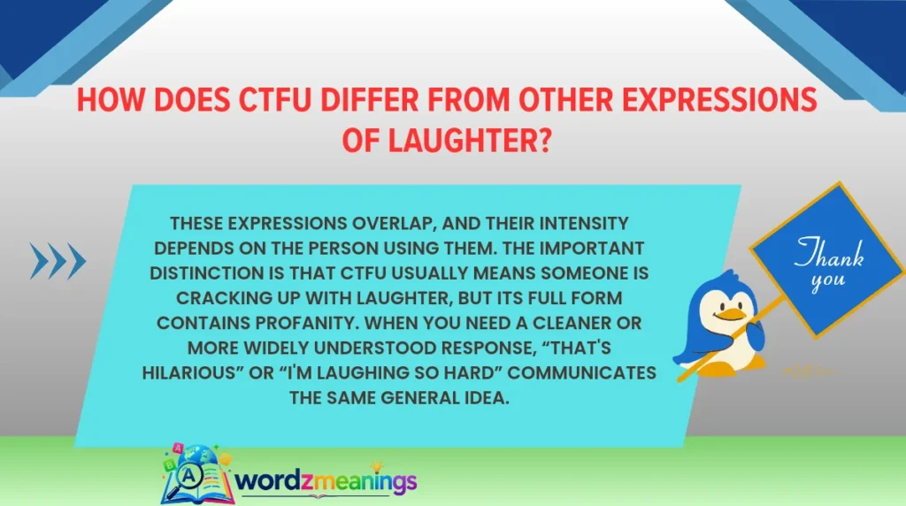 How Does CTFU Differ From Other Expressions of Laughter?