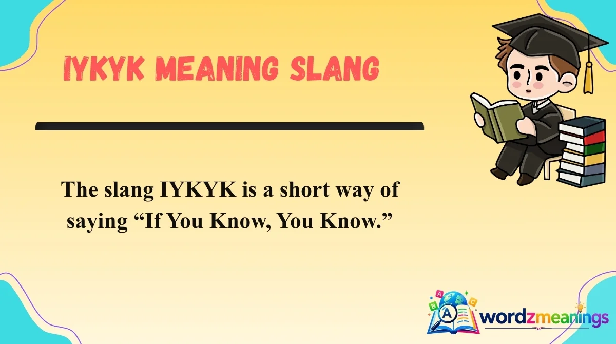 IYKYK Meaning Slang