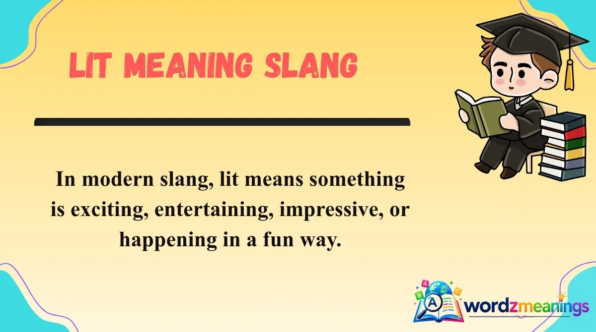 Lit Meaning Slang