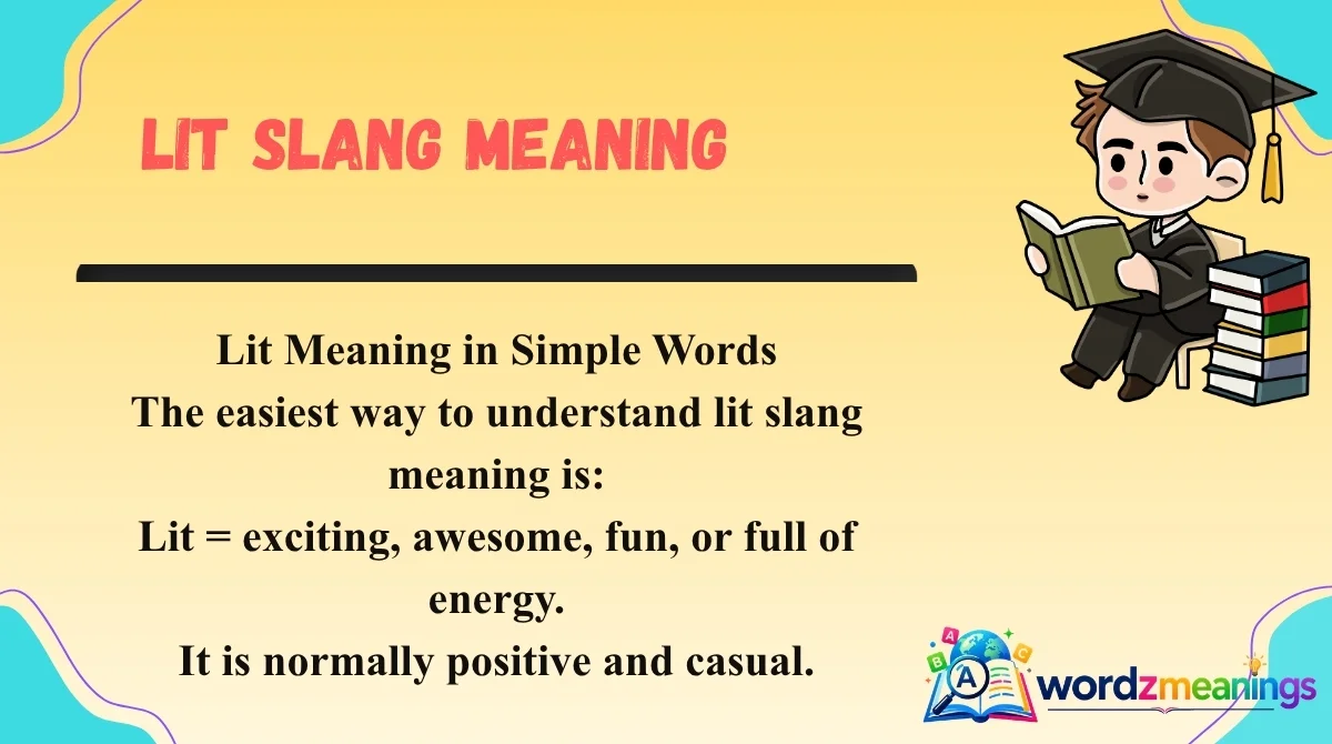Lit Slang Meaning