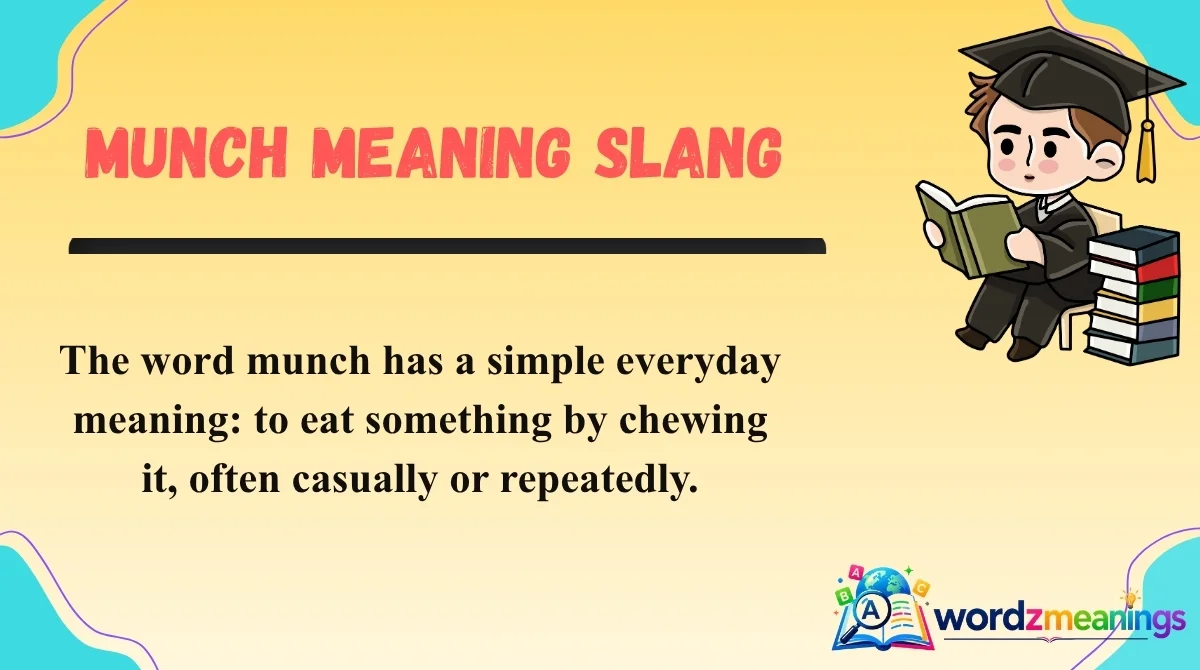 Munch Meaning Slang