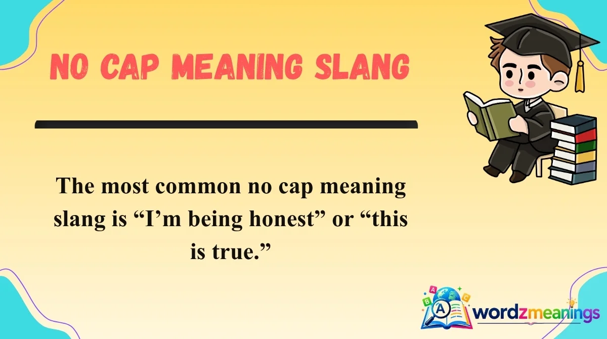 No Cap Meaning Slang