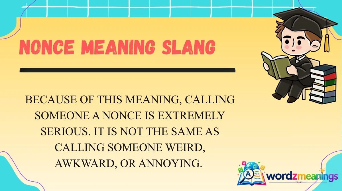 Nonce Meaning Slang