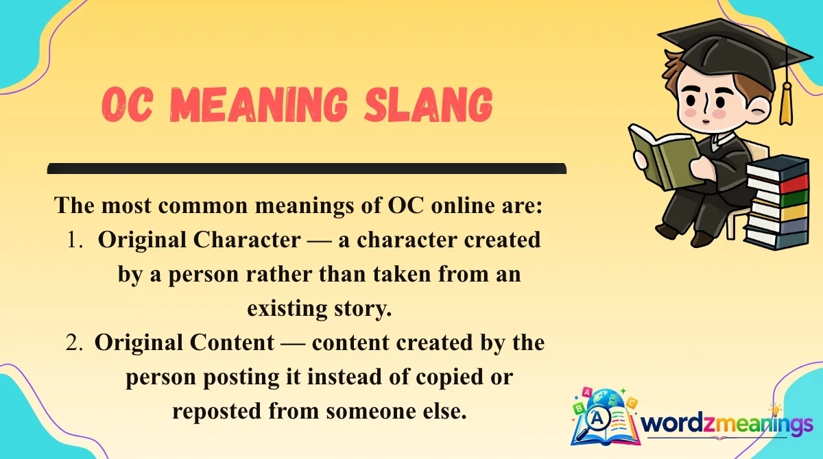OC Meaning Slang