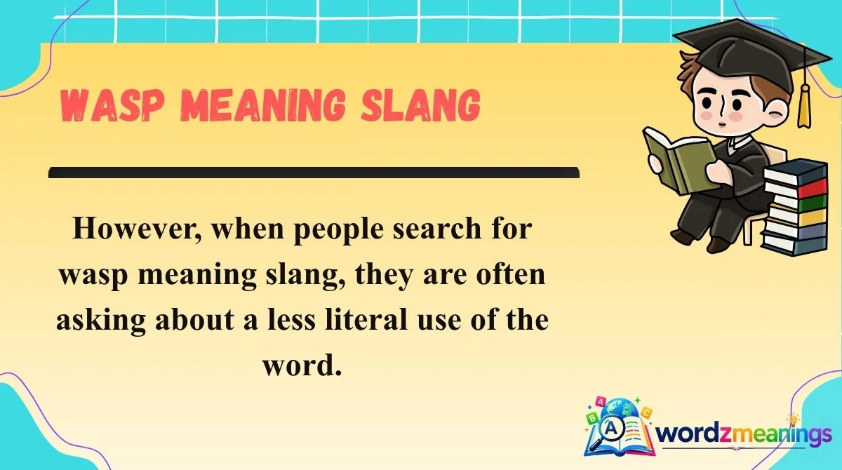 Wasp Meaning Slang