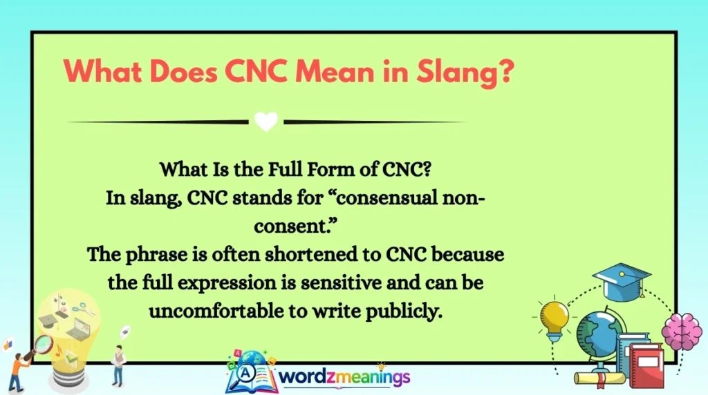 What Does CNC Mean in Slang?