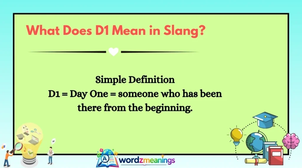 What Does D1 Mean in Slang?