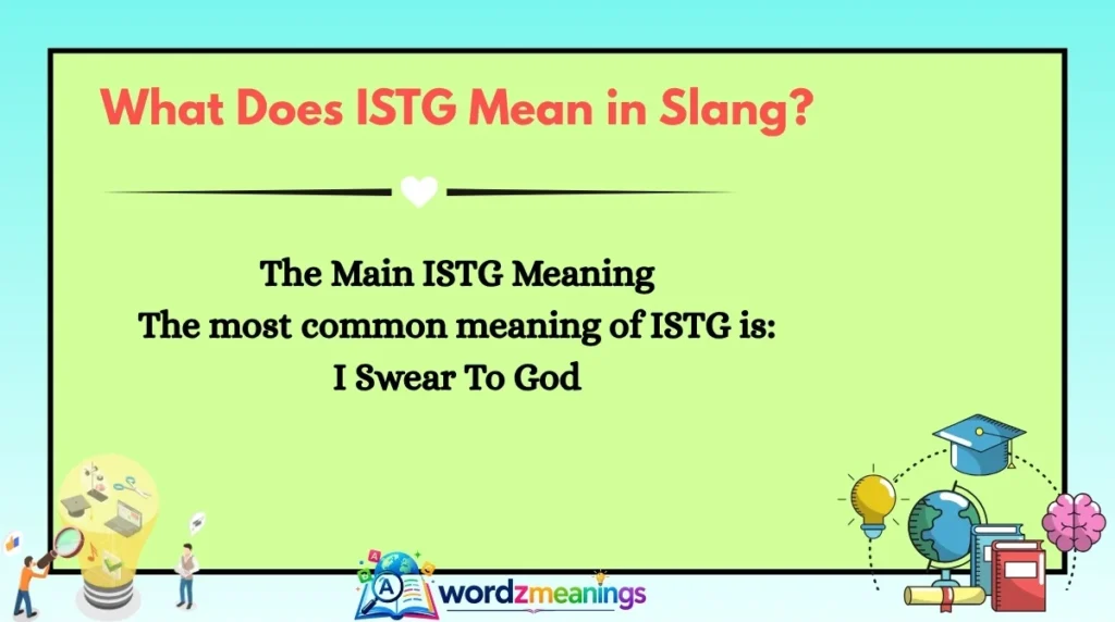 What Does ISTG Mean in Slang?