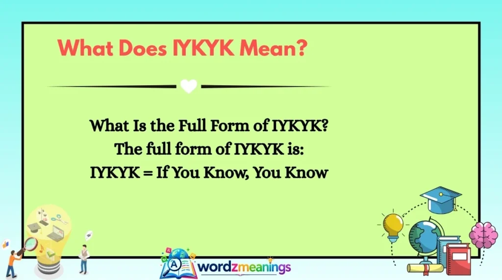 What Does IYKYK Mean?