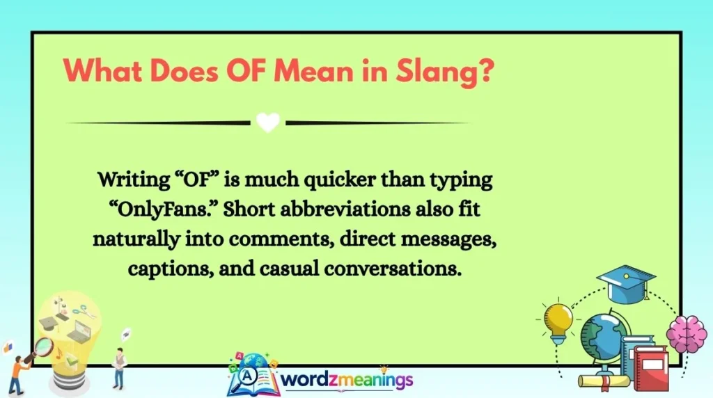 What Does OF Mean in Slang?