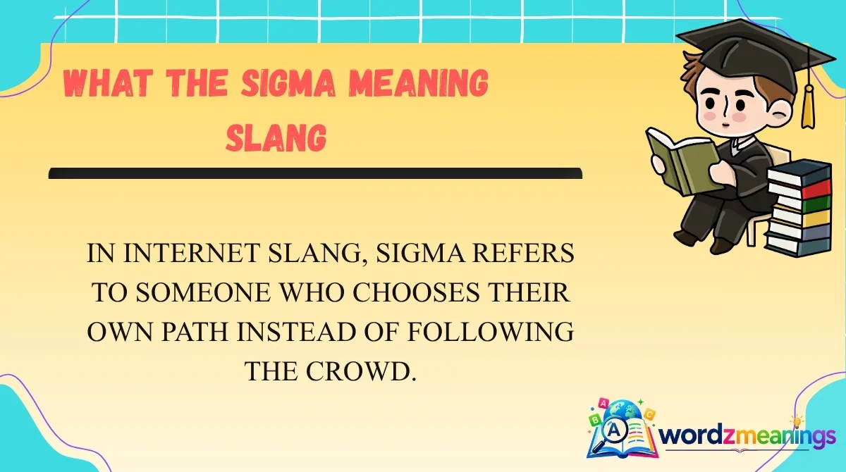 What the Sigma Meaning Slang