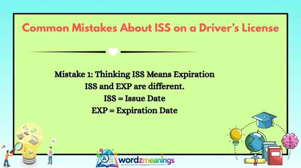 Common Mistakes About ISS on a Driver’s License