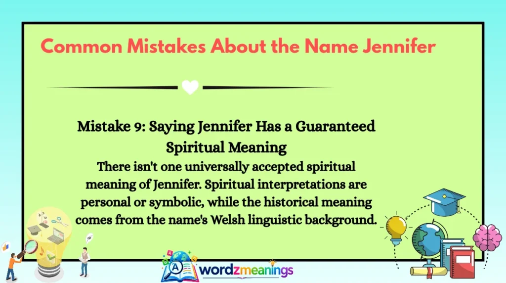 Common Mistakes About the Name Jennifer