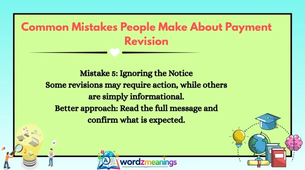Common Mistakes People Make About Payment Revision
