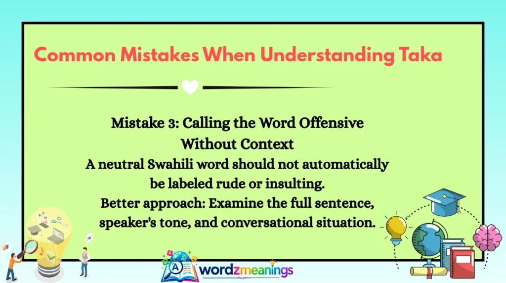 Common Mistakes When Understanding Taka