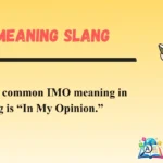 IMO Meaning Slang