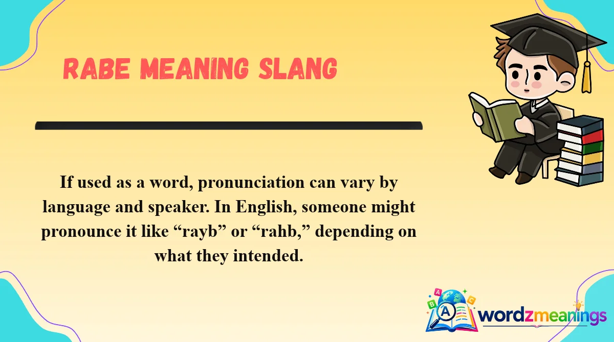 Rabe Meaning Slang