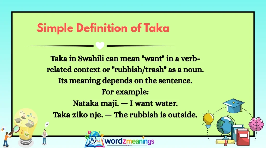 Simple Definition of Taka