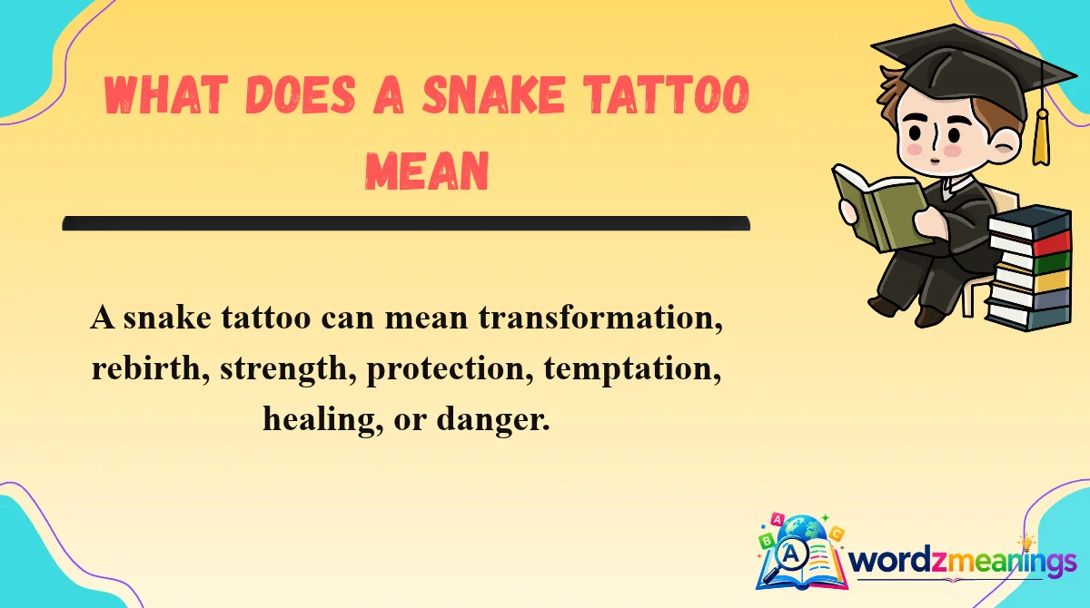 What Does a Snake Tattoo Mean