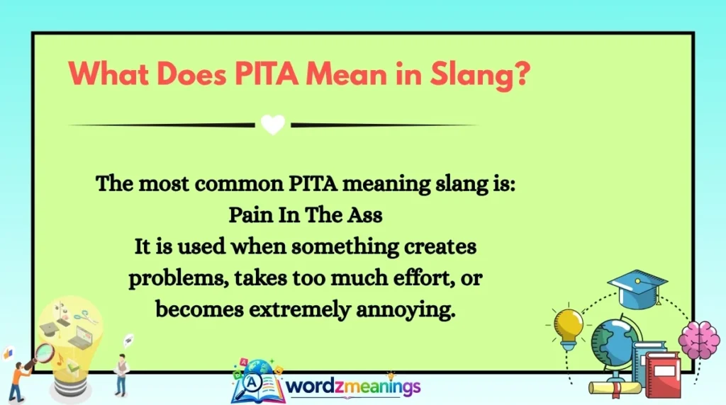 What Does PITA Mean in Slang?