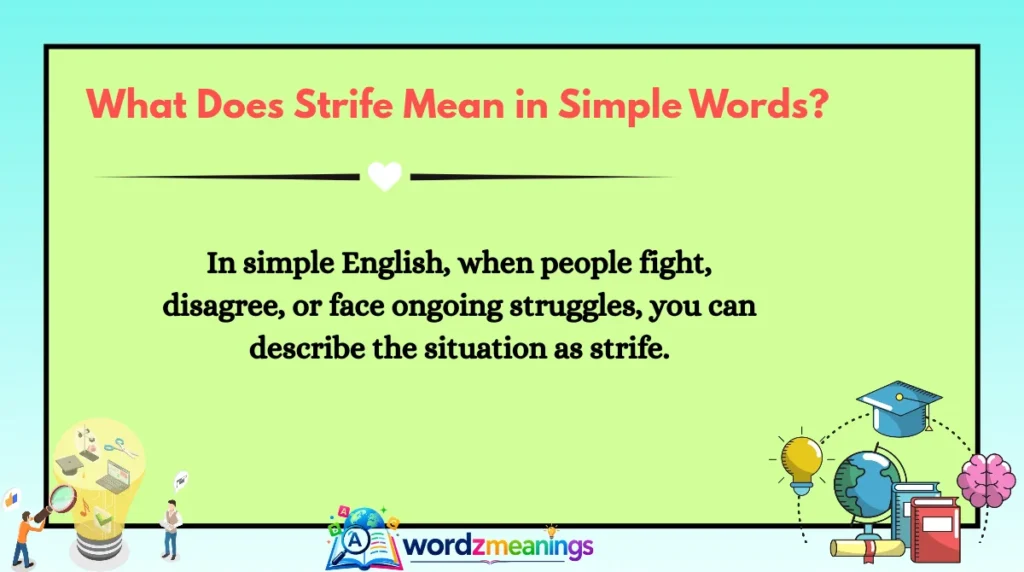 What Does Strife Mean in Simple Words?