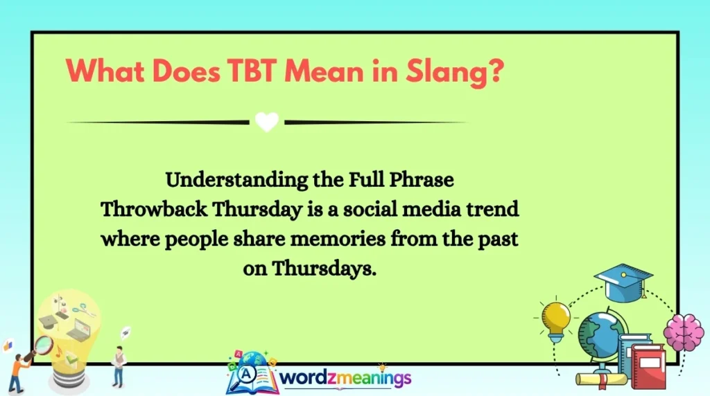 What Does TBT Mean in Slang?