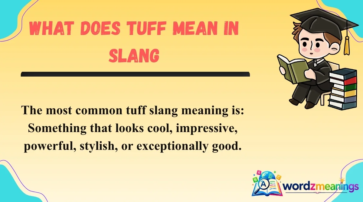 What Does Tuff Mean in Slang