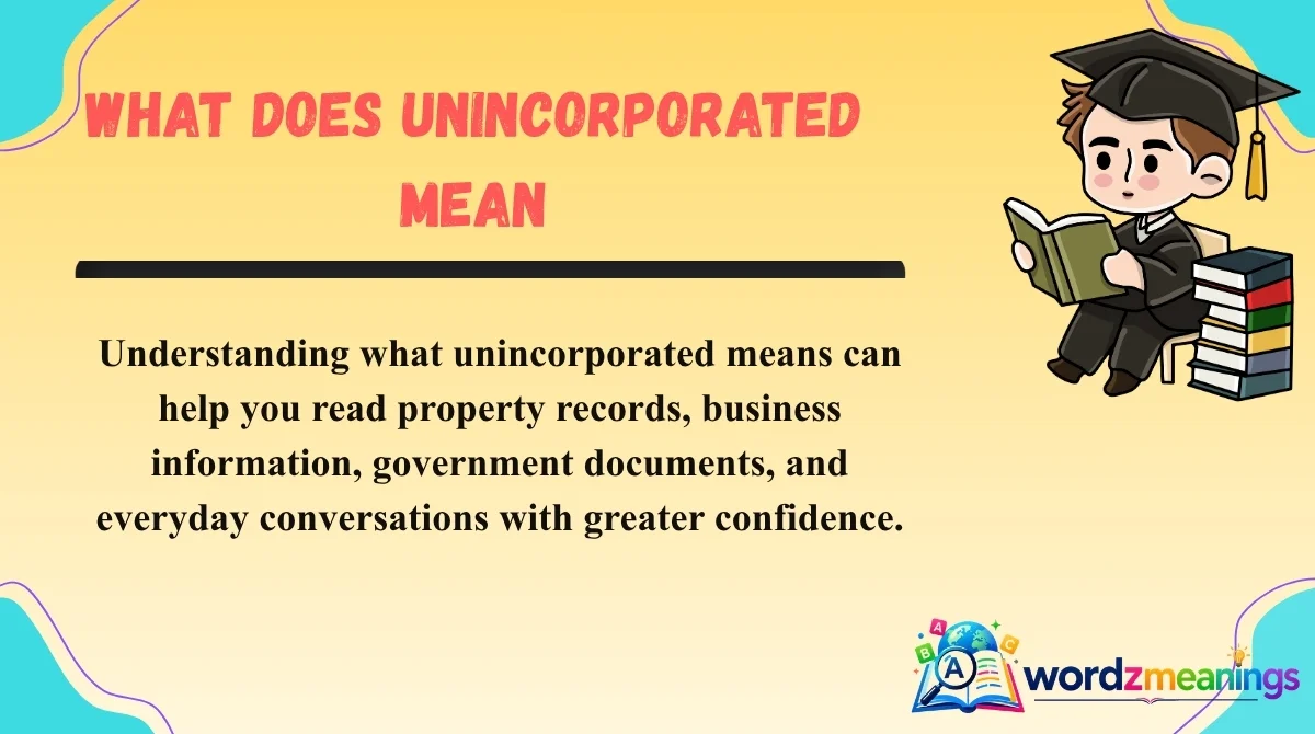 What Does Unincorporated Mean